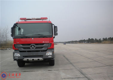 Mercedes 8X4 Drive Six Seats Commercial Foam Firefighting Truck Huge Capacity