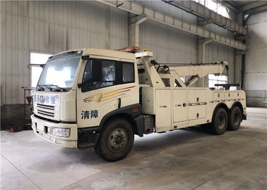8230kg Middle-Duty (FAW) Road Wrecker Min. Speed Of Steel Cable 7m/Min