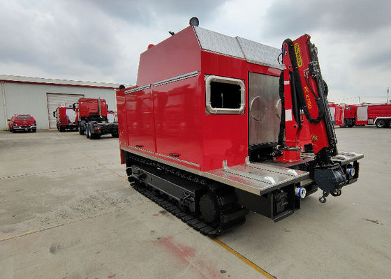 200L/S 4.2km/H 750HP Crawler Tracking Fire Pumper Truck
