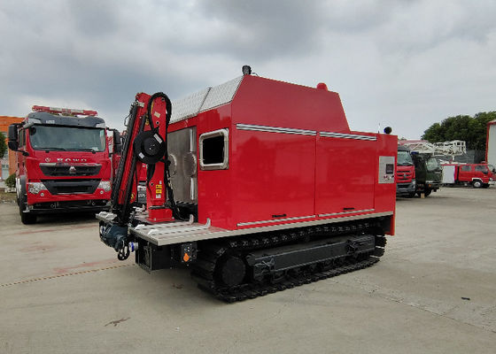 Hydraulic 551kw 750HP Crawler Water Intake Fire Truck