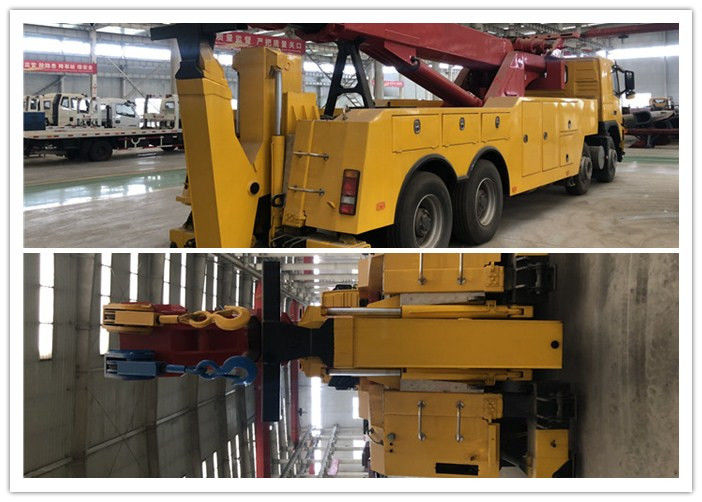 315 / 80R22.5 Tire Wrecker Tow Truck For Small - Sized Cargos 8 Degree Wind Force
