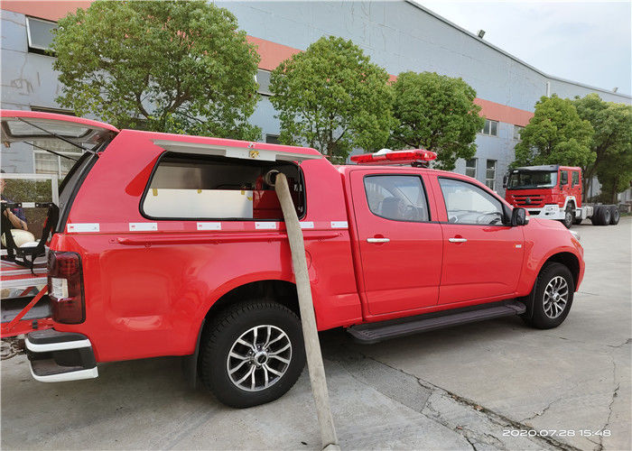 ISO9001 30m Hose Reel 15MPa 161HP Pickup Fire Truck