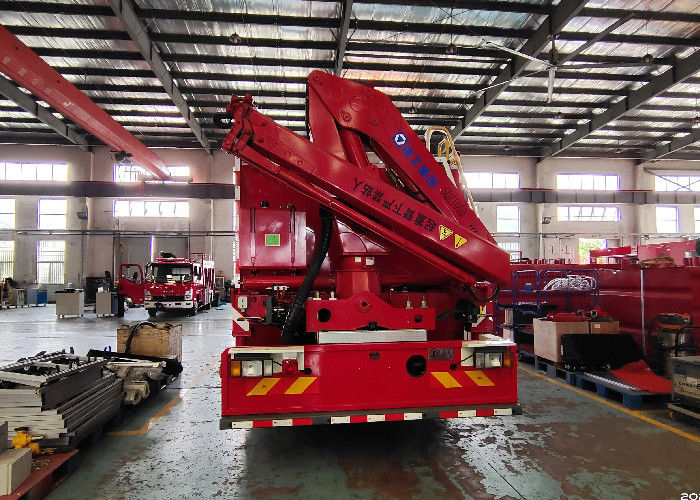 4x2 Drive Emergency Rescue Fire Vehicle with 8m Lift Lamp and Lift Crane