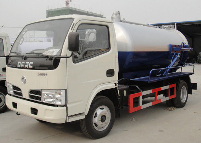 LHD Vacuum Foton 4000 Liters Sewage Suction Truck