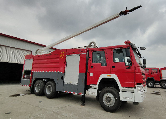 25m Working Height Water Tower Fire Truck Spray Flow 4200L/min 70m Range