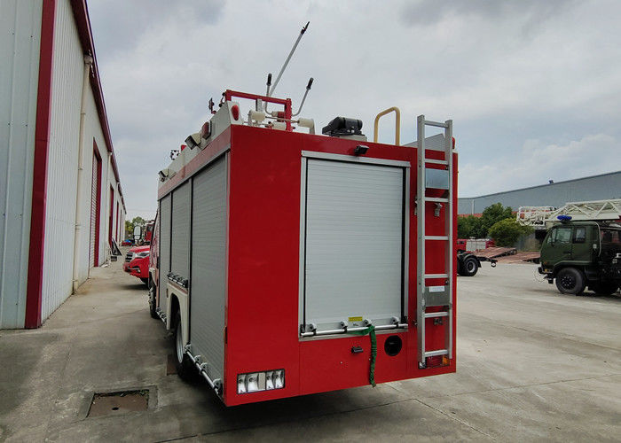 Light-duty 3500 Liters Tank Foam Fire Truck with Two Row Six Seats Cabin