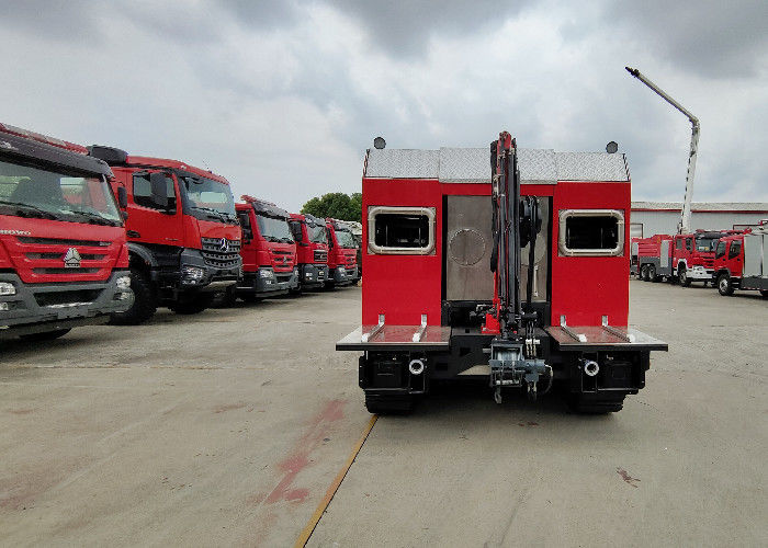 Hydraulic 551kw 750HP Crawler Water Intake Fire Truck