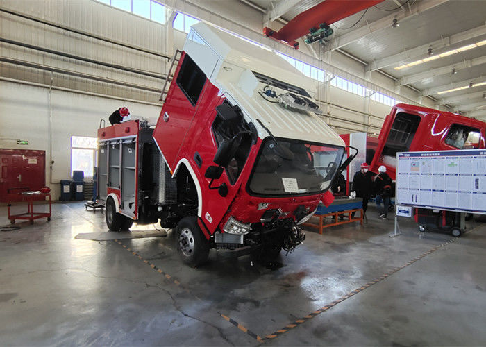 16000L Water 6000L Foam Rescue Fire Truck With 6 Seats
