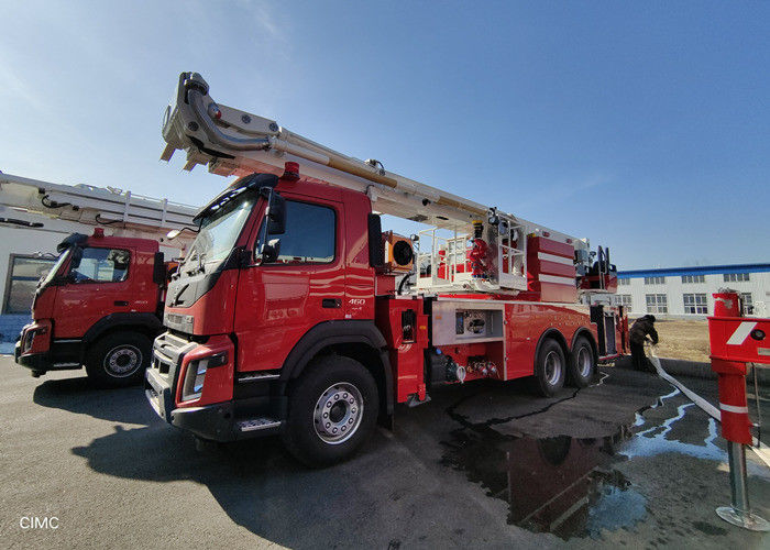 6×4 Euro 6 Emission Aerial Work Platform Fire Vehicle with 22m Aerial Ladder