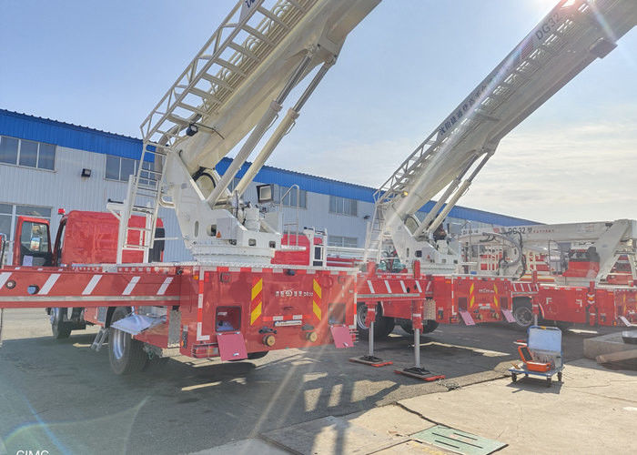 Single Cab 6×4 Drive Aerial Ladder Fire Vehicle with 22.3m Scaling Ladder