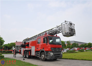 Importowany Benz Chassis 6X4 Drive Aerial Drabina Fire Truck 32 metry wysokości roboczej