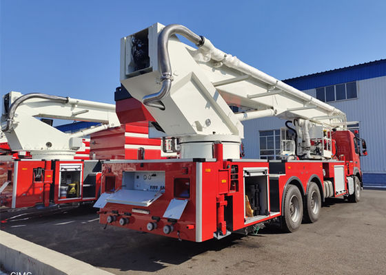 6x4 Driving Aerial Ladder Platform Wóz strażacki z 5000 kg wody i 2000 kg pianki