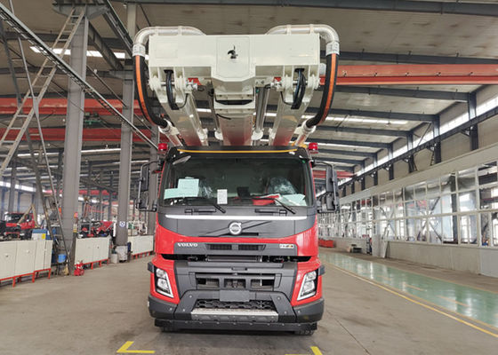 Wóz strażacki Mercedes Benz 20MPa z hydrauliczną wieżą ciśnień z 32-metrowym dźwigiem teleskopowym