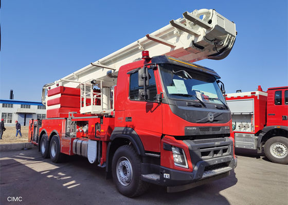 12000L Water 4000L Foam 6x4 Water Tower Fire Truck with 25m Telescopic Boom